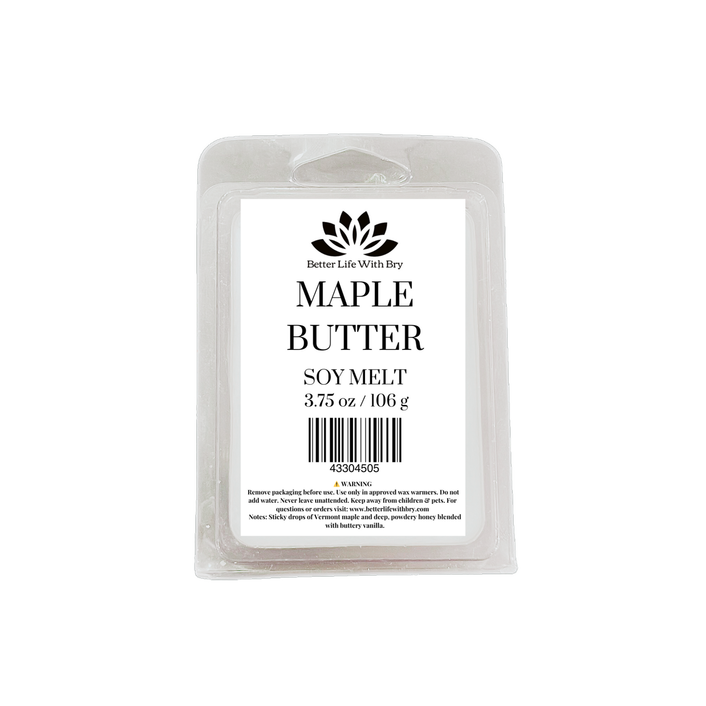 Maple Butter Soy Melt